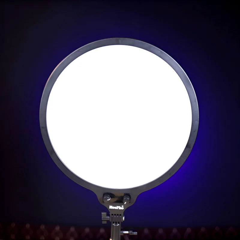NEEPHO 36CM LED SOFT RING LIGHT WITH 360 ROTATING PAN TILT