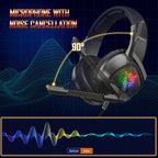 Onikuma K19 RGB Wired Stereo Gaming Headset with True Noise Cancellation