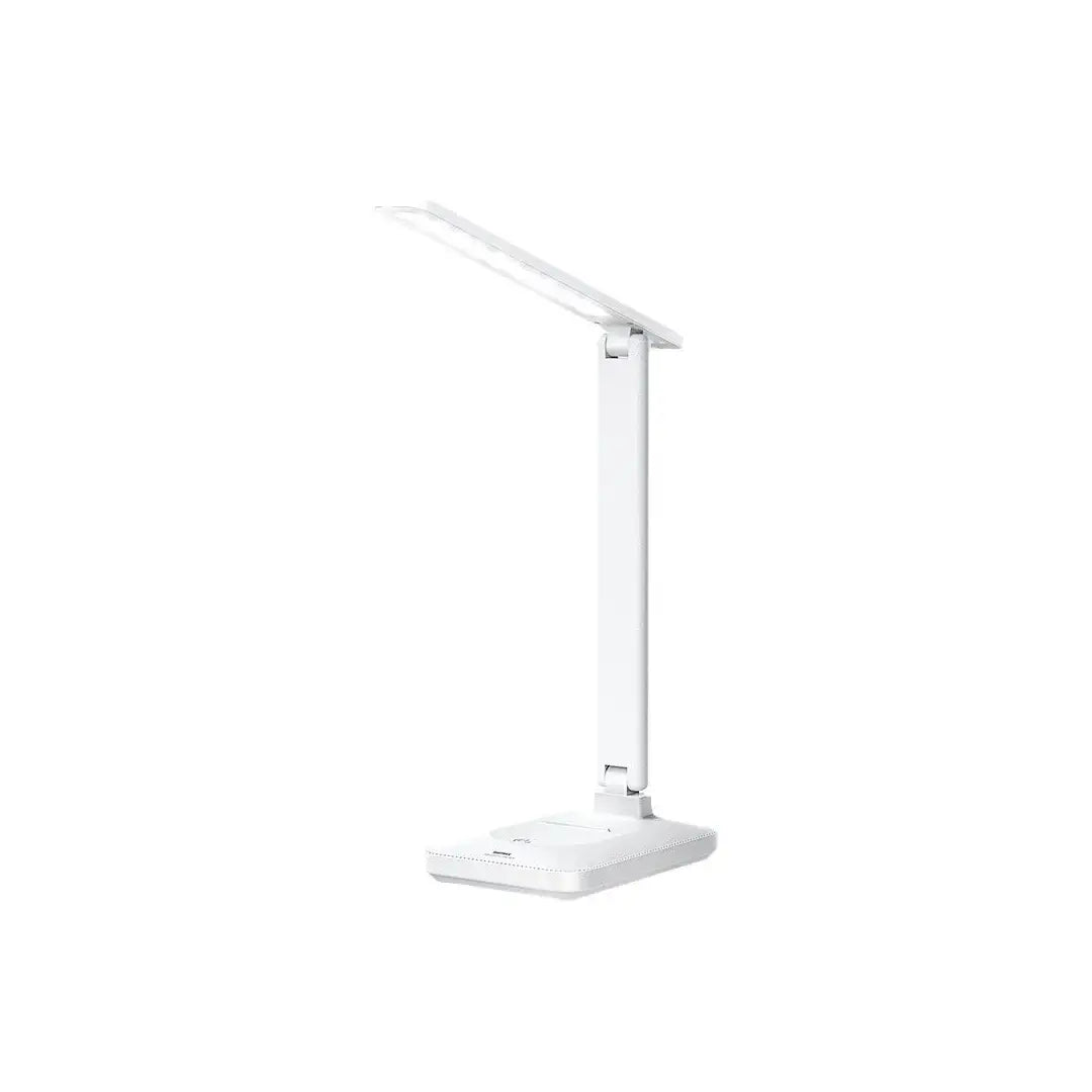 White LED desk lamp on a white background