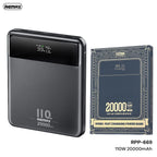 REMAX RPP-669 DINBA SERIES 110W +22.5W FOR LAPTOP AND MOBLIE FAST CHARGING POWER BANK 20000MAH