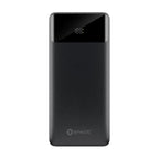 Speed PD QC 3.0 Power Bank 30000mAh black front view compact high capacity fast charging power bank