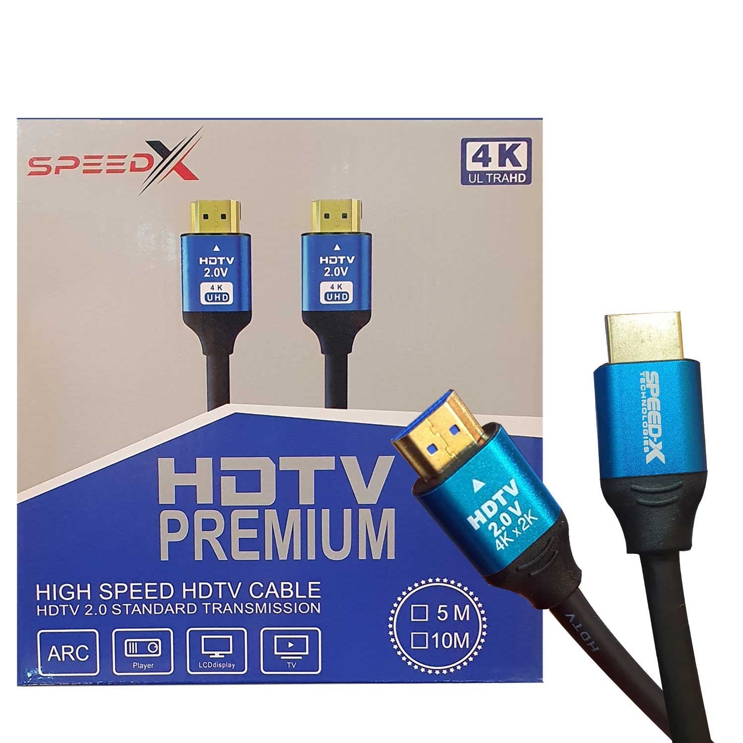 Speed-X 2.0V HDMI Premium Cable Ultra HD 4k 20m