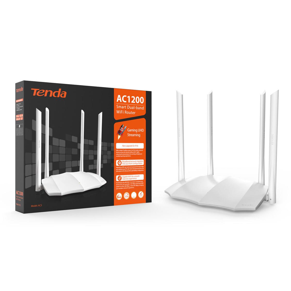 TENDA AC5 AC1200 WIFI ROUTER