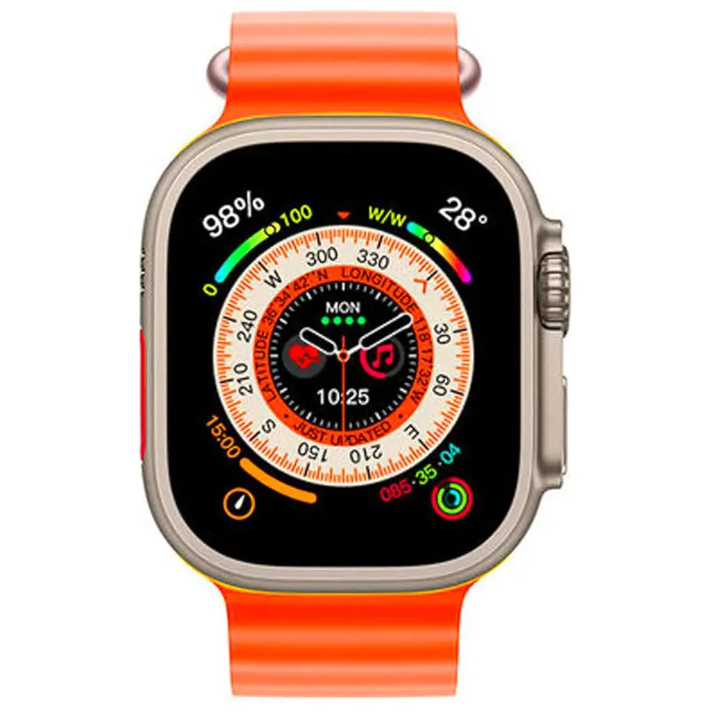 Ts8 Ultra Series 8 Men Women Bluetooth Call Heart Rate Sport Smartwatch With Fitpro App Orange