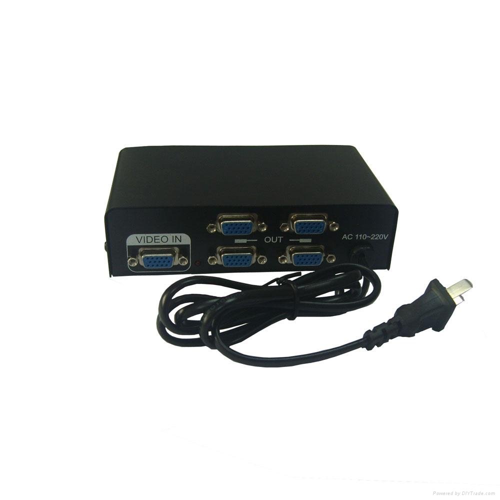 Vga Splitter 4 Port 200 Mhz