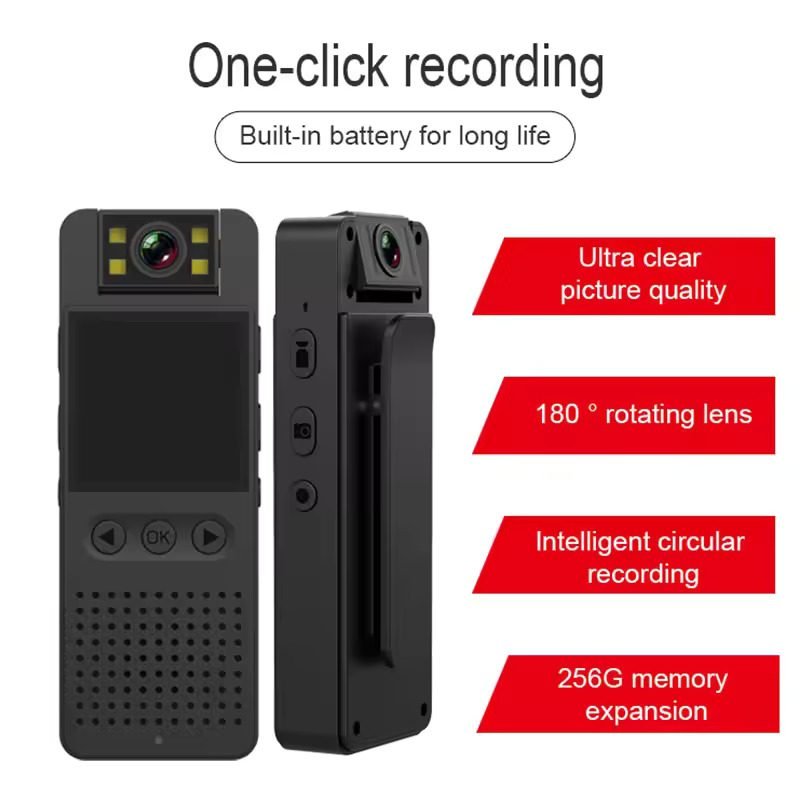 L12 MINI BODY CAMERA WIFI VIDEO RECORDER 1080P WEARABLE NIGHT VISION