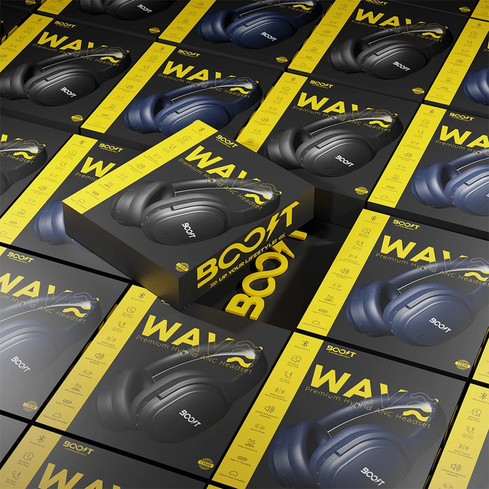BOOST WAVE PREMIUM HYBRID ANC HEADSET