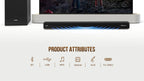 Faster Theater Pro Soundbar T2000 - Dolby Audio