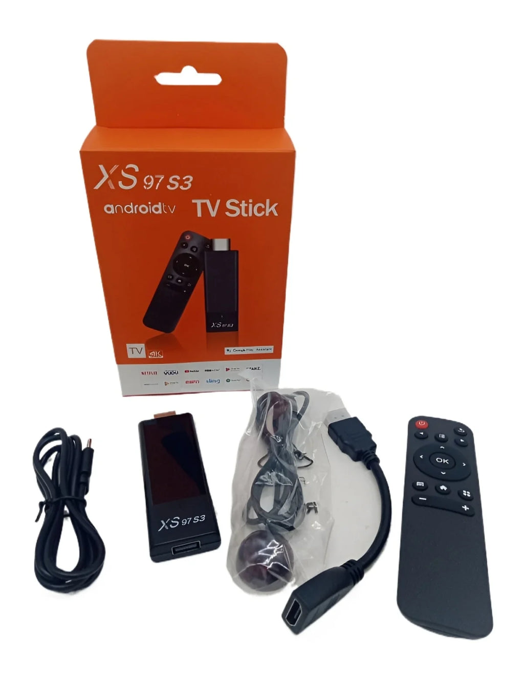 Xs97 S3 Allwinner H313 Android 10 Dual Wifi Quad Core 2gb+8gb 4k Tv Stick