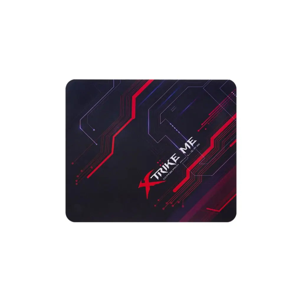 Mouse pad with XTRIKE ME branding on a white background