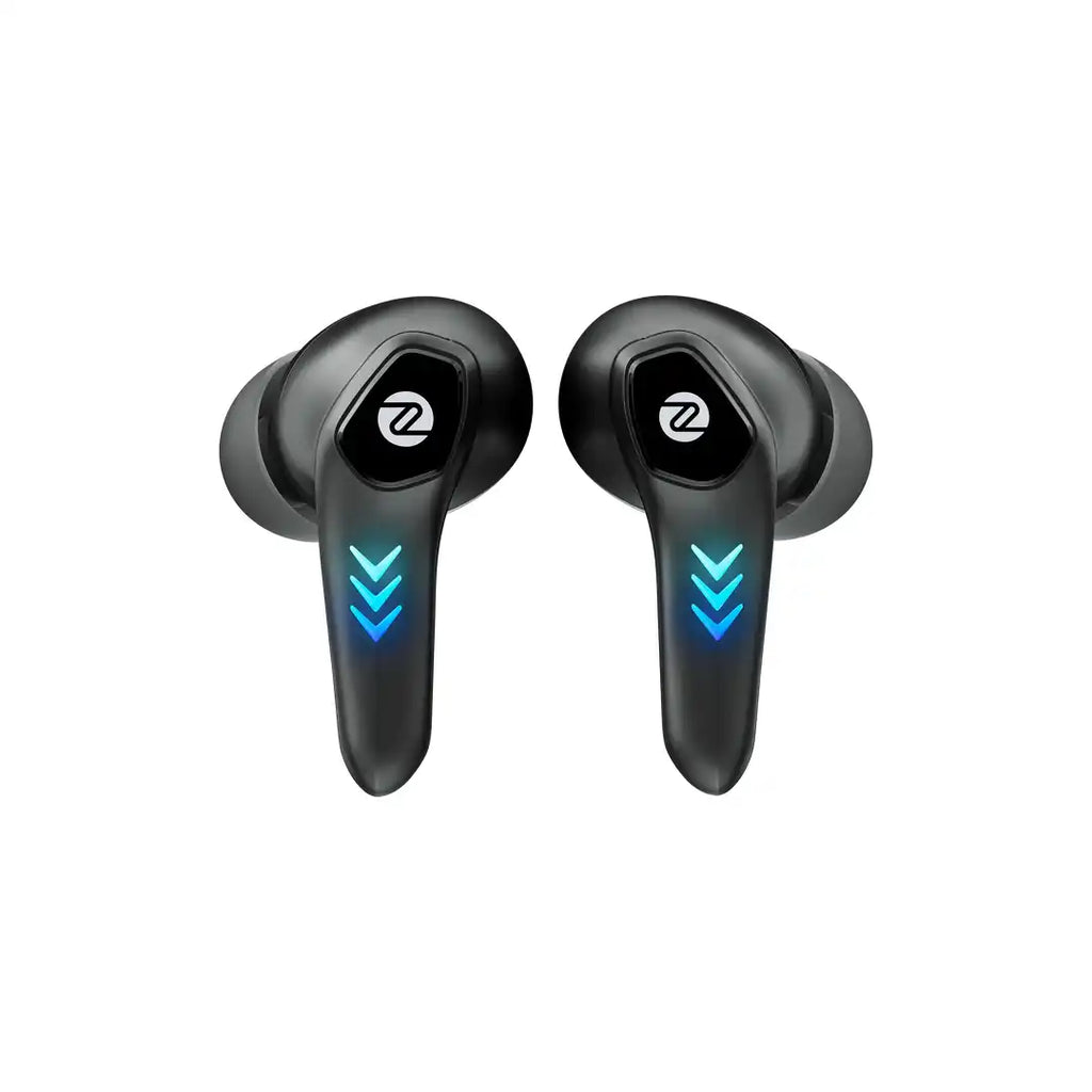 ZeroArcade800Earbuds lay on the white background