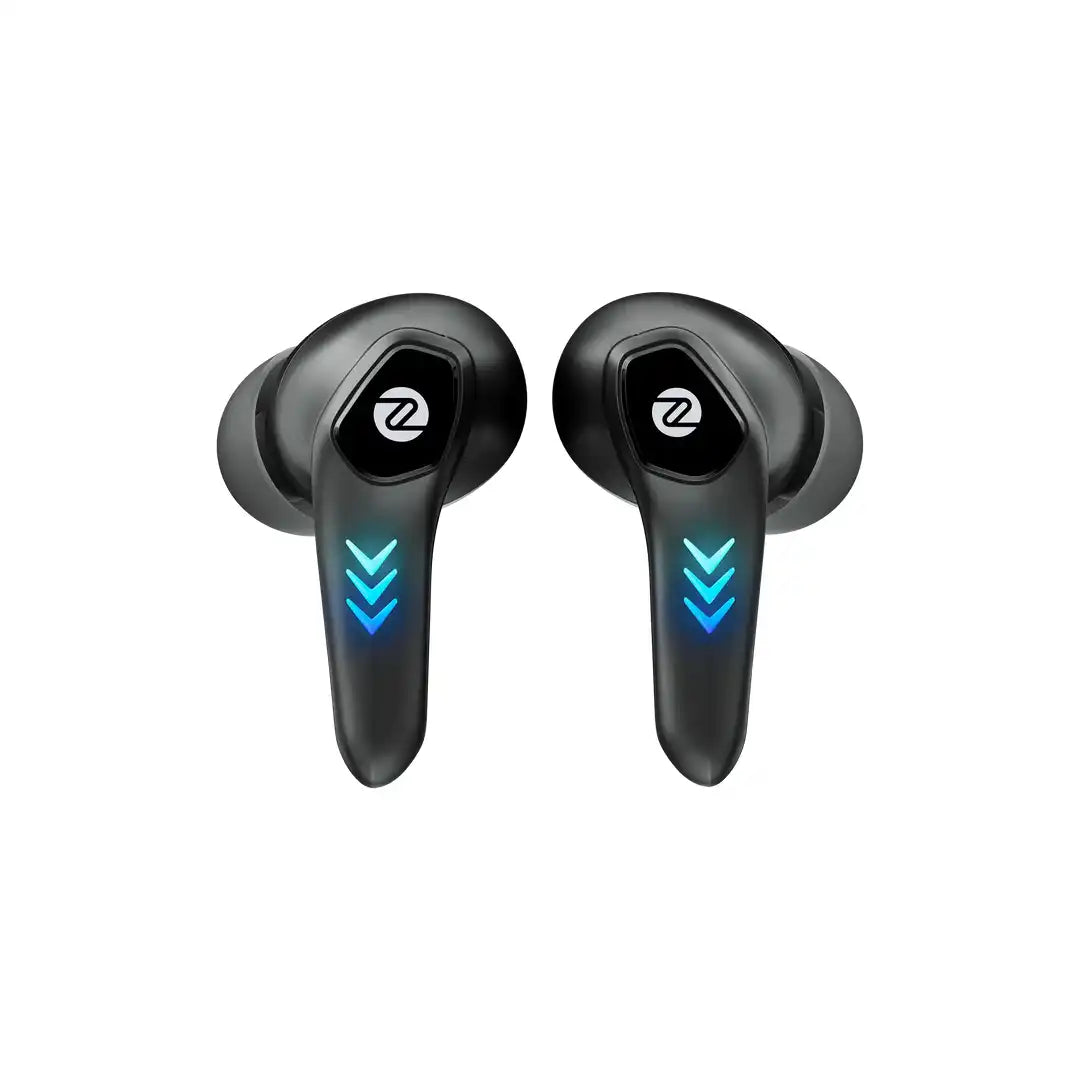 ZeroArcade800Earbuds lay on the white background