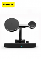 Awei W22 Foldable 4 In 1 Wireless Charger