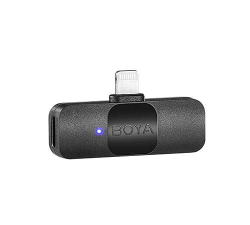 Boya BY-V2 Dual UltraCompact Wireless Microphone For Type I Phone IOS Devices With 3 Year Official Warranty