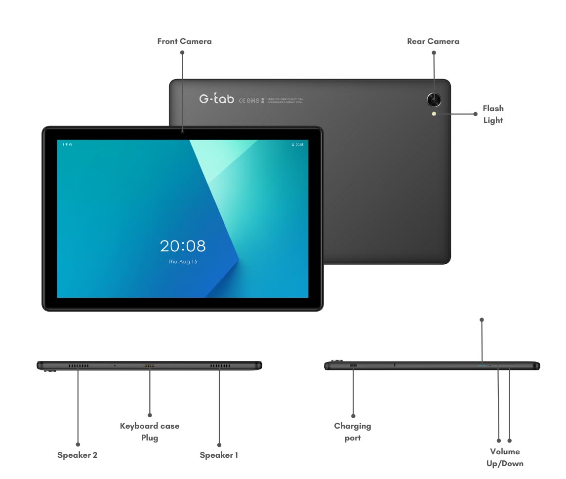 G-tab Mobile C10 Pro 4+4/64GB