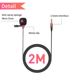 MARY MC-R1 3.5MM PROFESSIONAL LAVALIER MICROPHONE