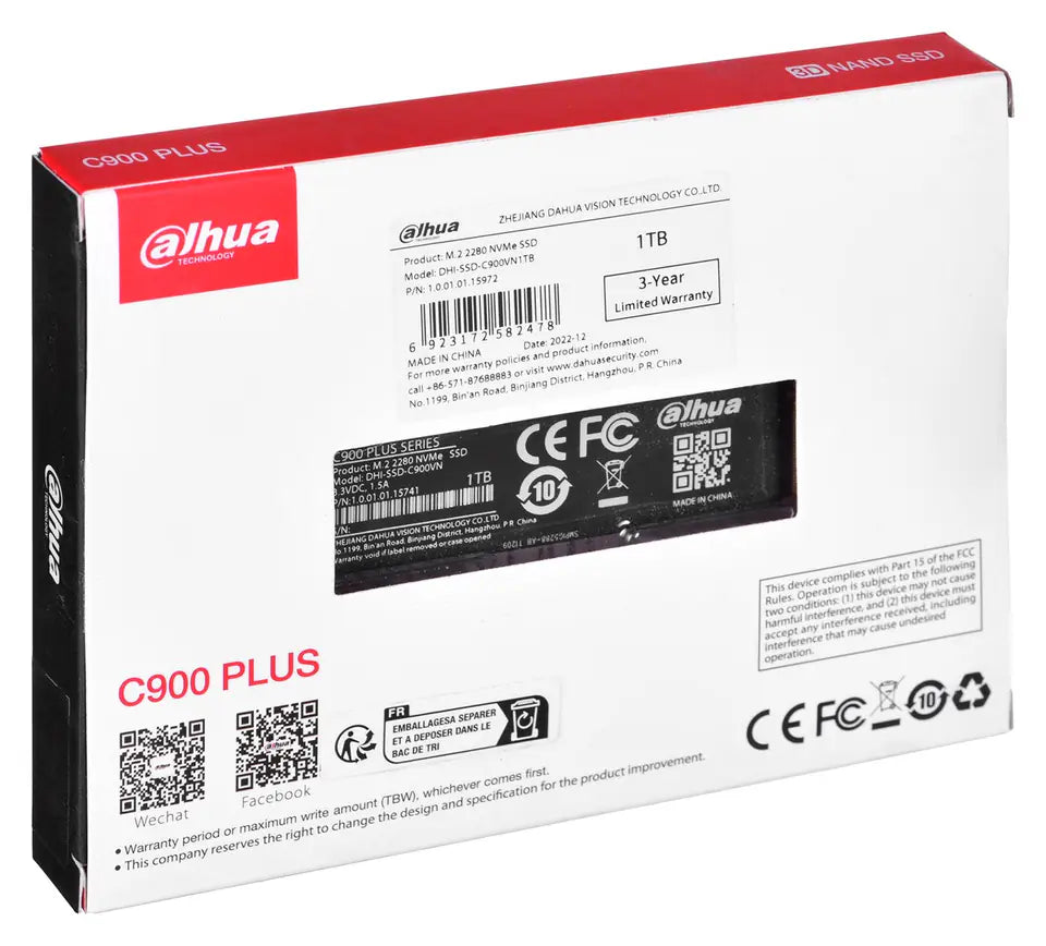 DAHUA INTERNAL NVME C900