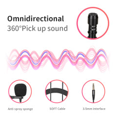 MARY MC-R1 3.5MM PROFESSIONAL LAVALIER MICROPHONE