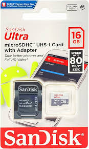 SANDISK 16GB MICRO SD CARD