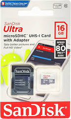 SANDISK 16GB MICRO SD CARD