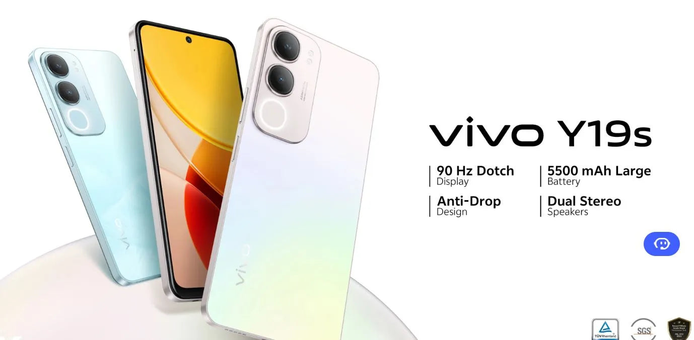 Vivo Y19s - 6.68" Inch Display - 6GB RAM - 128GB ROM
