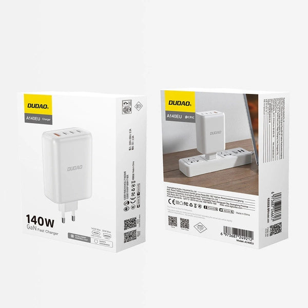 Dudao A140EU PD 140W fast charger USB*1 Type-C*3