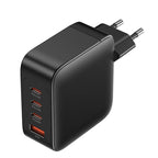 Vention 4-Port USB (C + C + C + A) GaN Charging Kit (140W/140W/30W/30W) EU-Plug Black