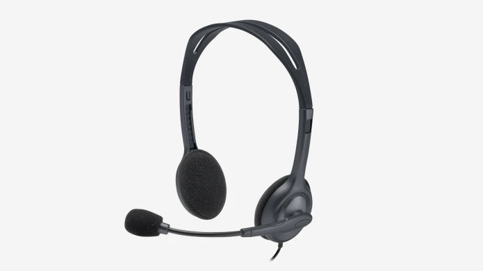 Logitech H111 Wired Stereo Headset – Clear Sound, Comfort Fit & Noise-Reducing Mic