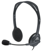 Logitech H111 Wired Stereo Headset – Clear Sound, Comfort Fit & Noise-Reducing Mic
