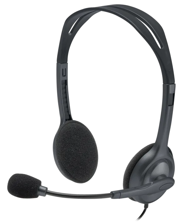 Logitech H111 Wired Stereo Headset – Clear Sound, Comfort Fit & Noise-Reducing Mic