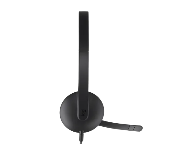 Logitech H340 USB Headset – Crystal Clear Digital Stereo Sound with Noise-Cancelling Mic