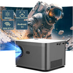 Y350 ANDROID 11.0V (CPU ALL WINNER H713) SMART PROJECTOR 2GB+32GB DUAL SPEAKER 1080P WITH DUAL BAND WIfI 6 AND BLUETOOTH 5.0 BRIGHTNESS (LUMENS) 580 ANSI SUPPORT 4K