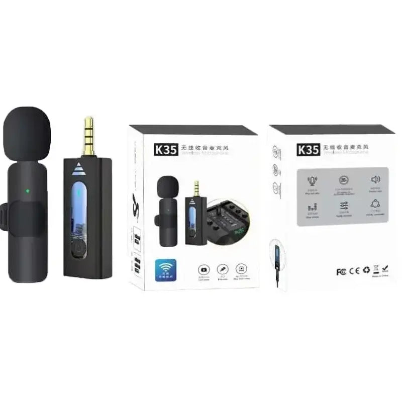 Icon K35 Wireless Dual and Single Microphone with 3.5mm Aux Jack