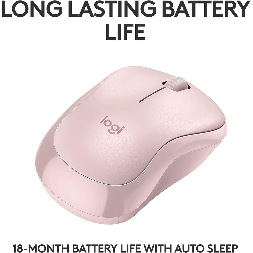 Logitech M240 Bluetooth Silent Mouse – Black 🖤 | White ⚪ | Pink 🌸