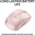 Logitech M240 Bluetooth Silent Mouse – Black 🖤 | White ⚪ | Pink 🌸