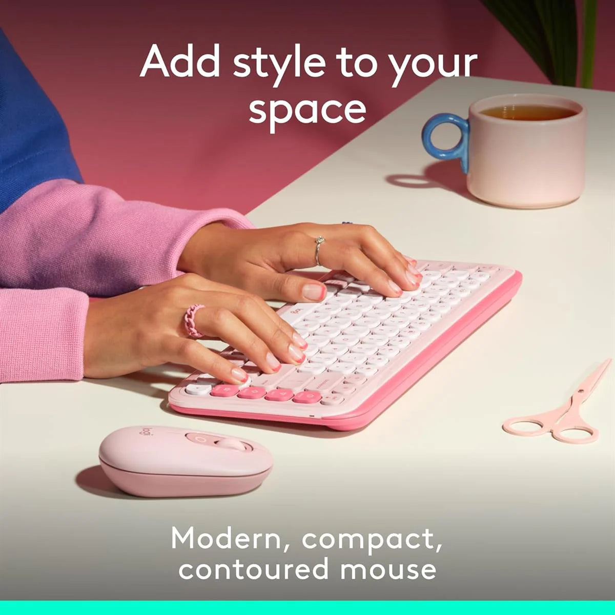 POP Mouse –Bold Black 🖤, Clean White ⚪, and Cheerful Pink 🌸 POP Mouse  LILAC 💜