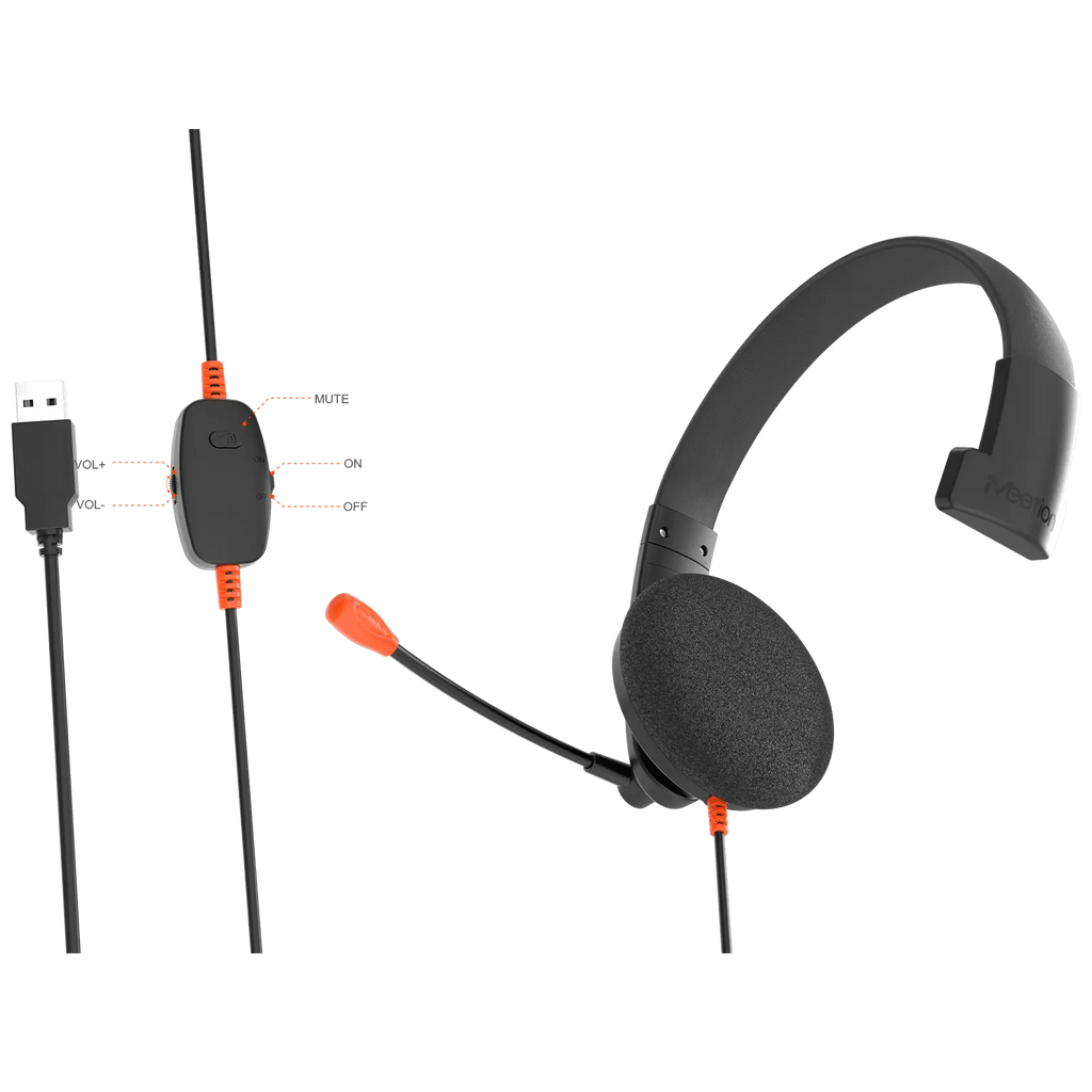 Meetion HP002U Telephony USB Headset
