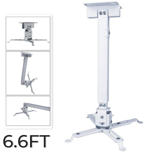 PROJECTOR CEILING MOUNT KIT HEAVY GAUGE (SQUARE TYPE) STAND 6.6 FEET 2M /5 FEET 1.5M