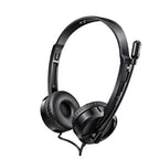 Rapoo H100 Wired Stereo Headset – High-Quality Audio with Noise-Cancelling Rotary Mic & 3.5mm Jack