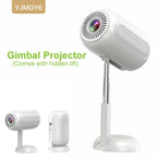 TS-6 Y JMOYE PORTABLE PROJECTOR 2GB+16GB ANDROID 11.0 SMART HD 4k MINI PROJECTORS GIMBAL COMES WITH HIDDEN LIFT