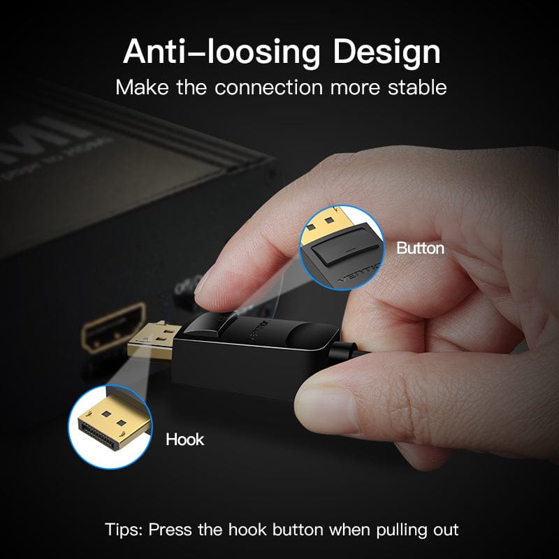 Vention DP to VGA Converter 0.15M Black 3 Reviews