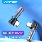 Vention USB-C Male to 3.5mm Female Audio Adapter Aluminum Alloy Type