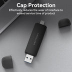 Vention 2-in-1 USB 3.0 A+C Card Reader(SD+TF) Black Dual Drive Letter 0 Reviews