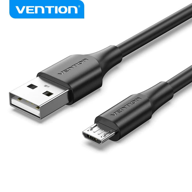 USB 2.0 A Male to B Male Cable 1.5M Black PVC Type