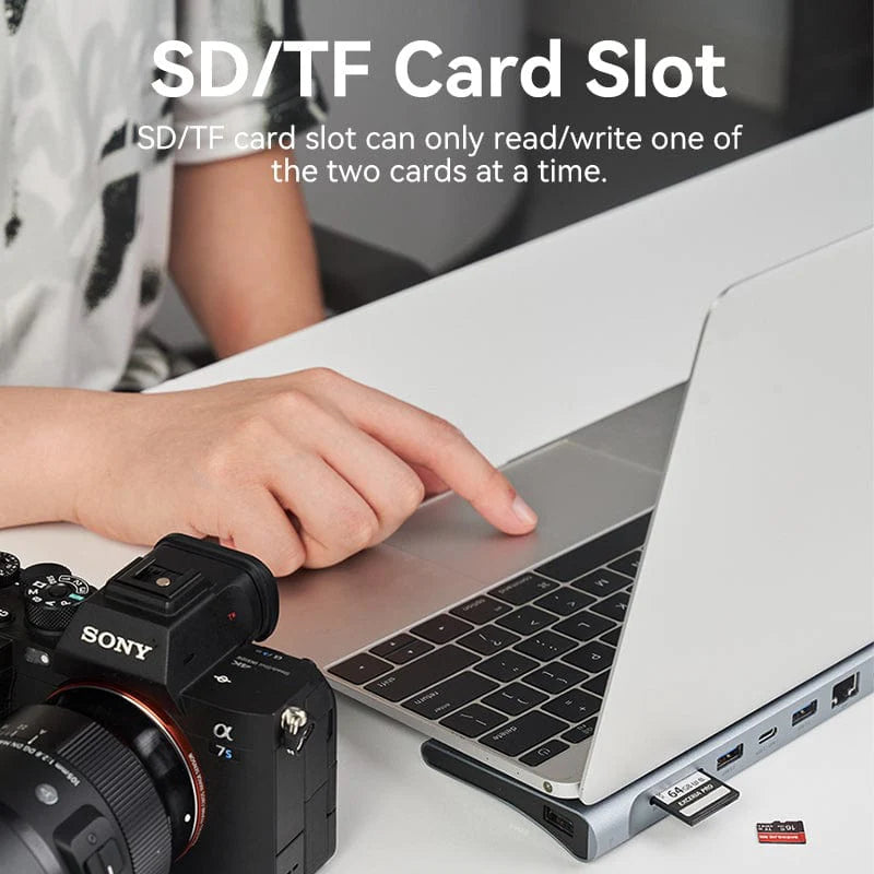 Vention Multi-function 12-in-1 USB-C Docking Station