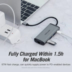 Vention 8-in-1 USB-C Docking Station