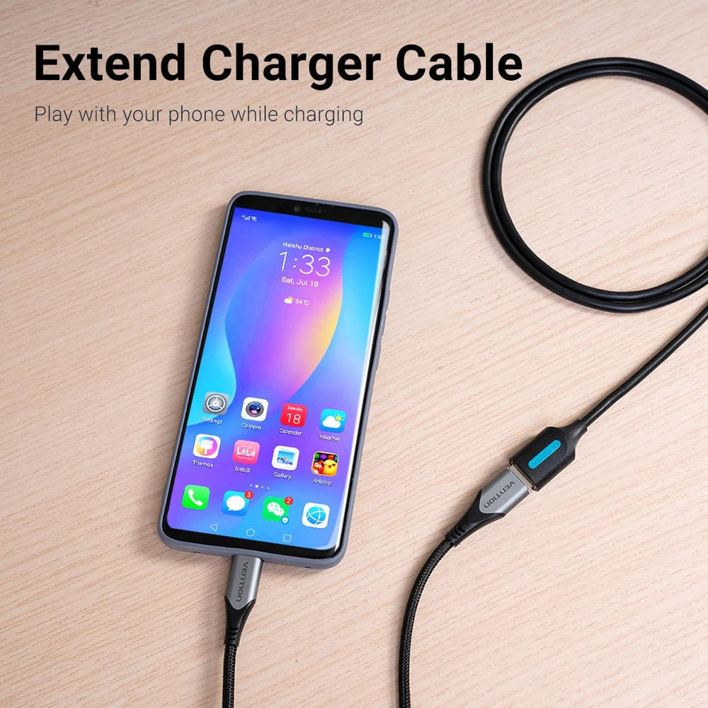 USB 2.0 A Male to A Female Extension Cable PVC Type 2M
