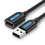 USB 2.0 A Male to A Female Extension Cable PVC Type 2M