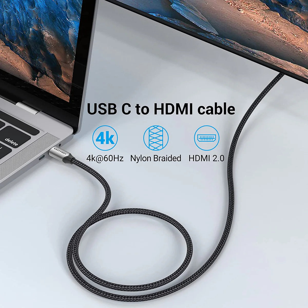 Vention USB-C To HDMI Cable 1M