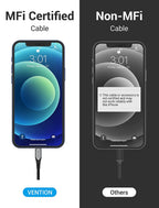 USB 2.0 C to Lightning Cable 1.5M Gray Aluminum Alloy Type MFI Apple Certified Cable